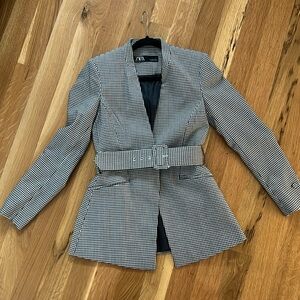 Zara Belted Blazer